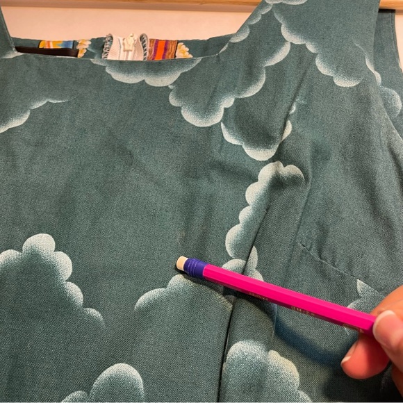 Shannon Marie Hawaii Dress Tropical Print Sleeveless Surf Boards Palm Trees M - Picture 7 of 12